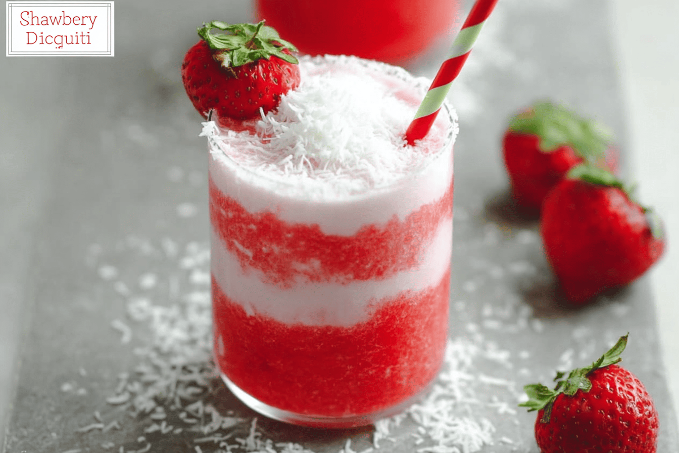 Strawberry Coconut Daiquiri