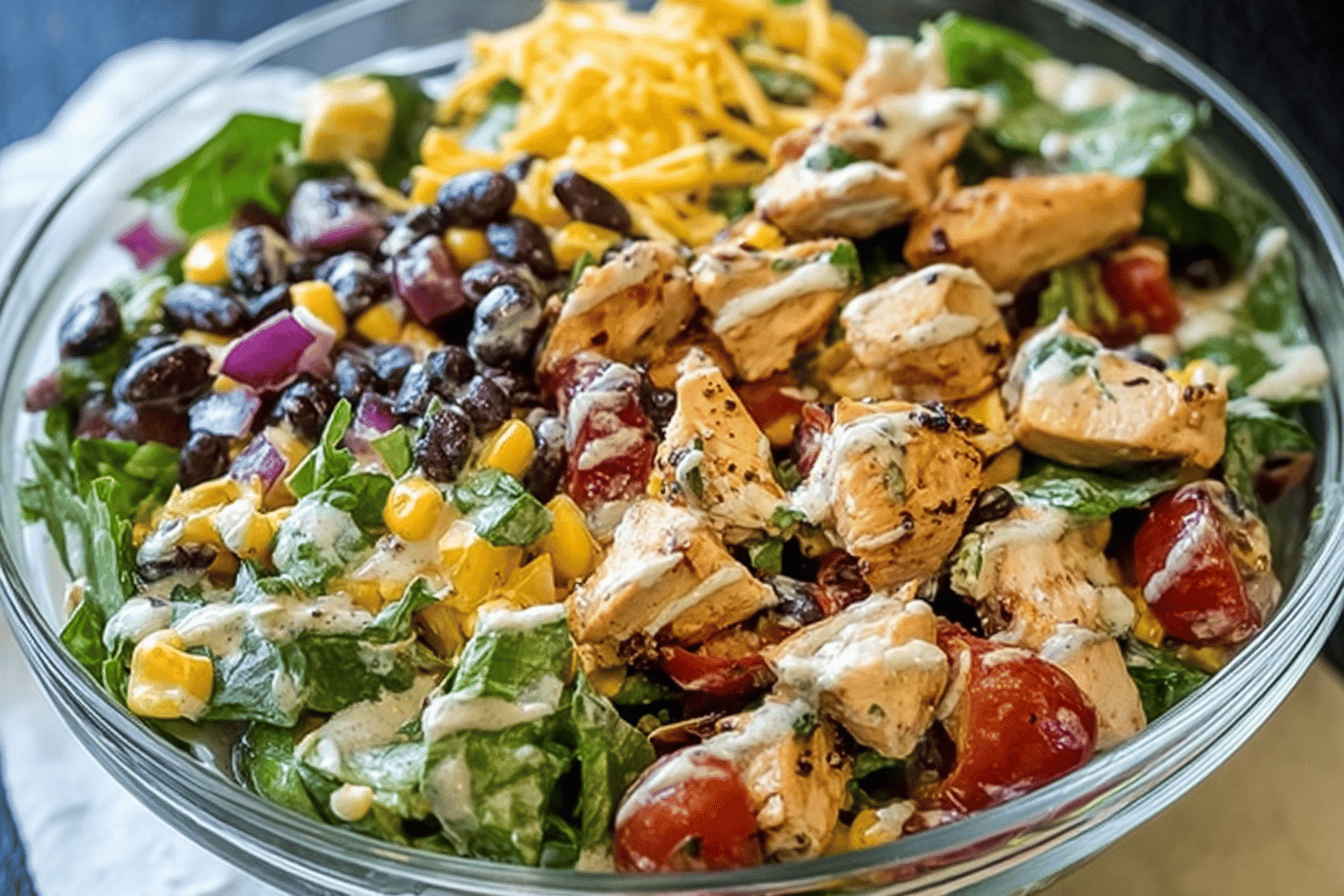 Zesty Southwest Chicken Salad Recipe is a must-try!