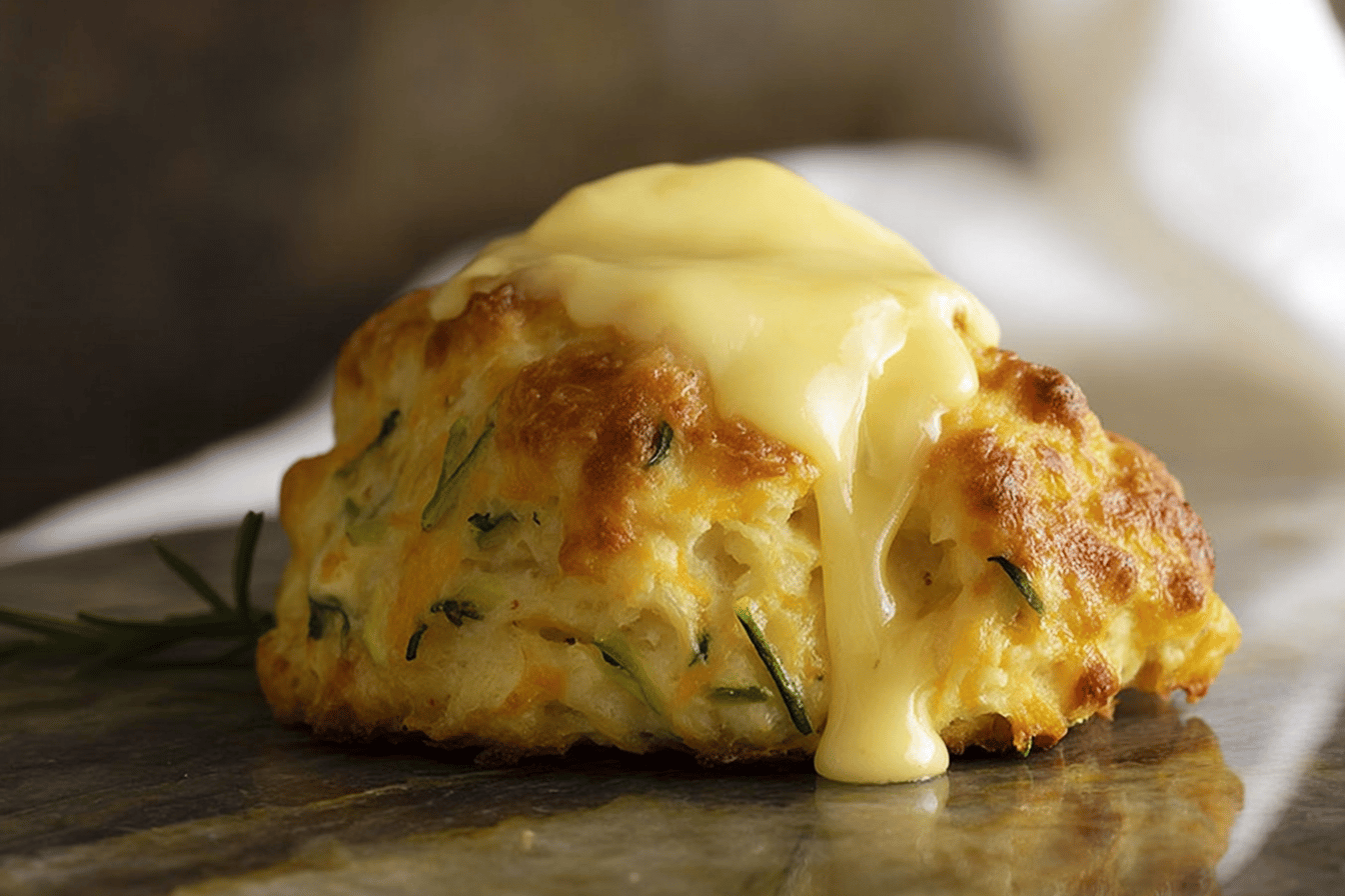 Zucchini Cheddar Biscuits