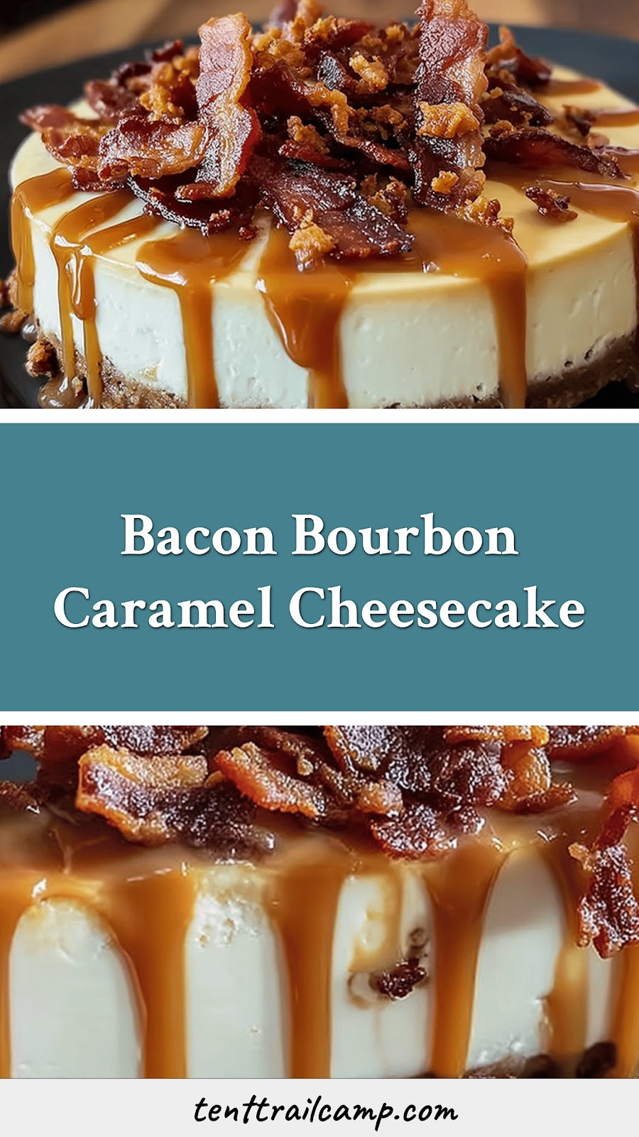 Bacon Bourbon Caramel Cheesecake