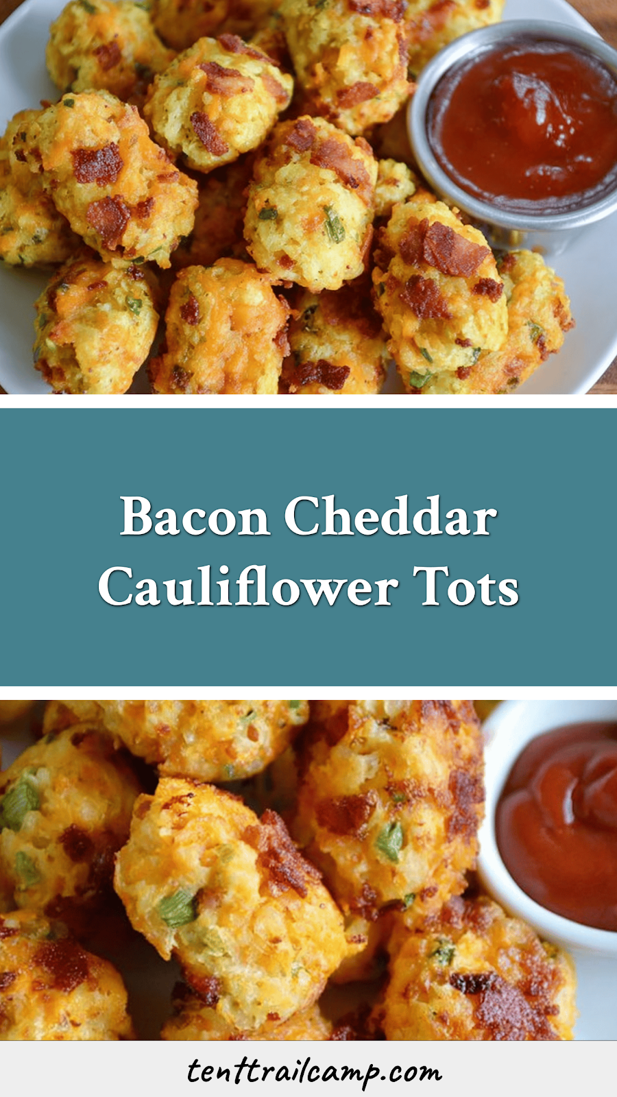 Bacon Cheddar Cauliflower Tots