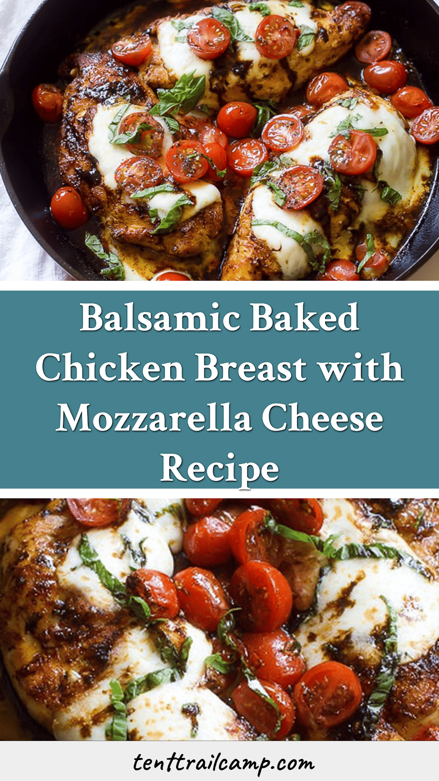Balsamic Baked Chicken Breast with Mozzarella Cheese Recipe