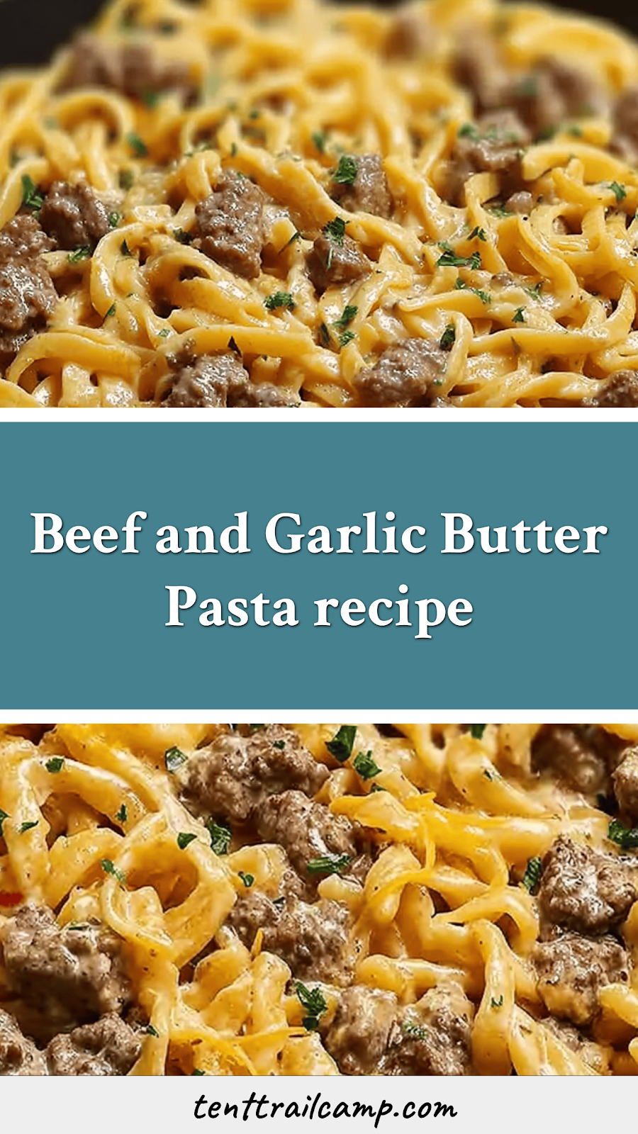 Beef and Garlic Butter Pasta recipe