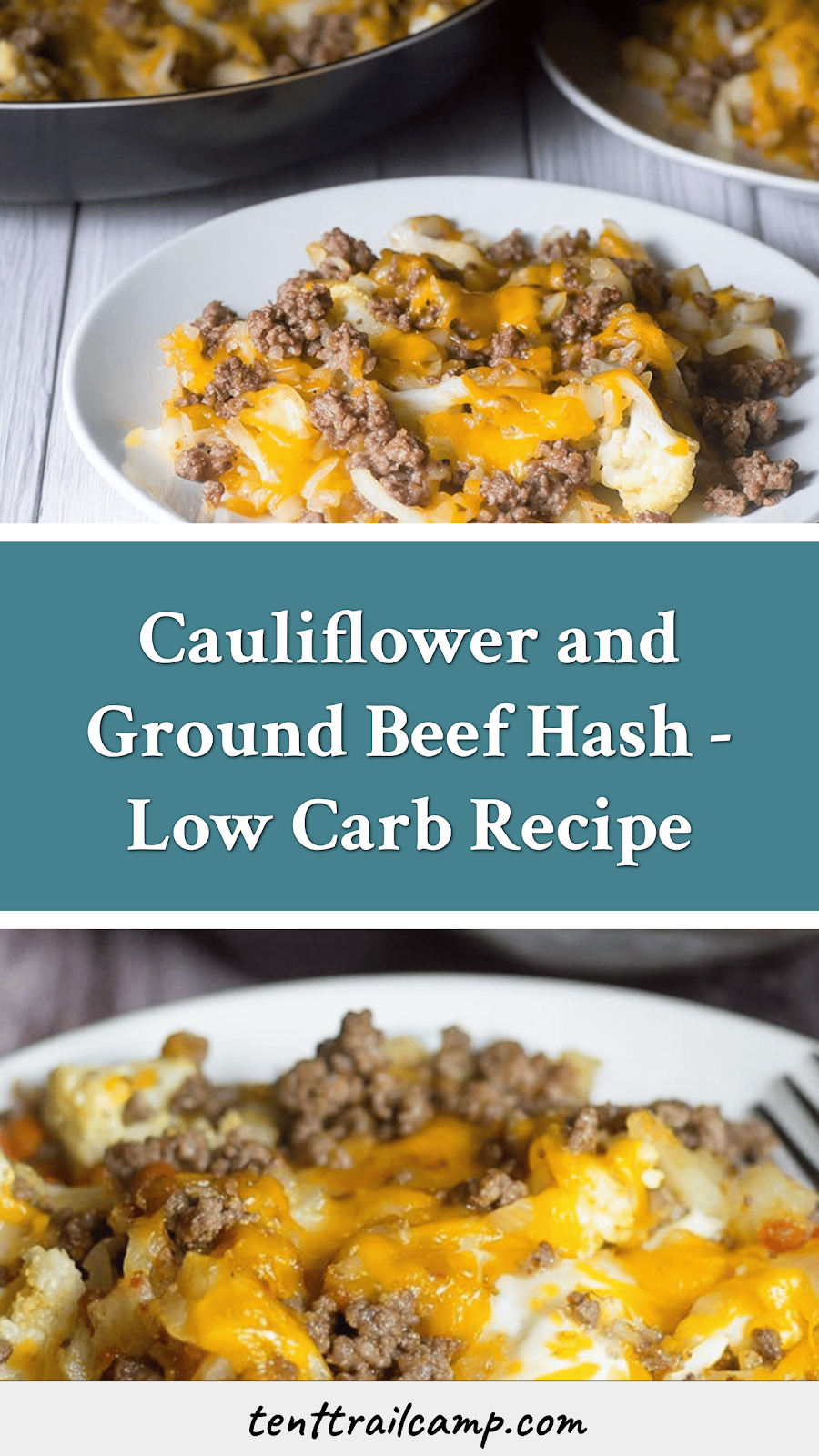 Cauliflower and Ground Beef Hash - Low Carb Recipe