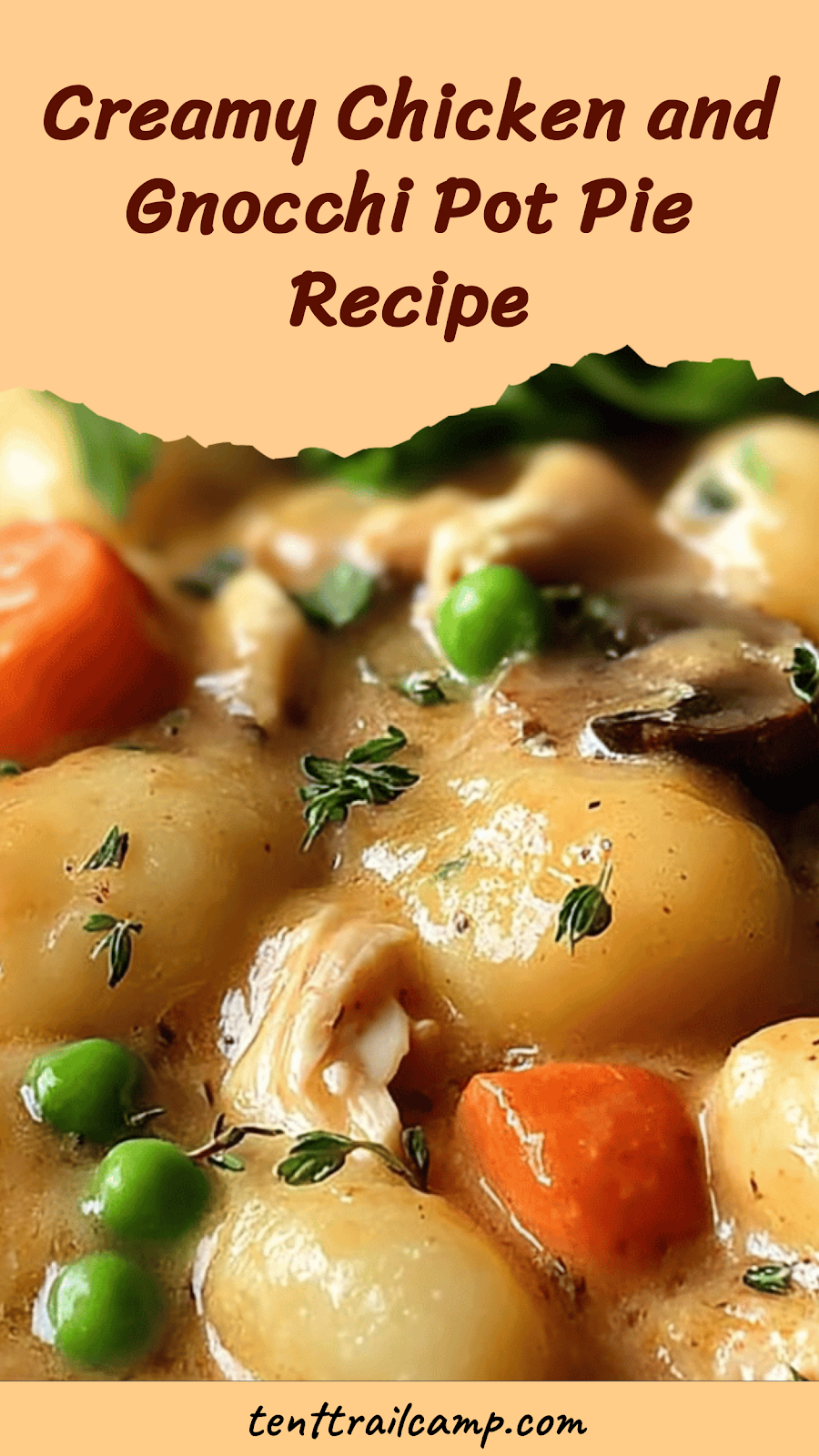 Creamy Chicken and Gnocchi Pot Pie Recipe