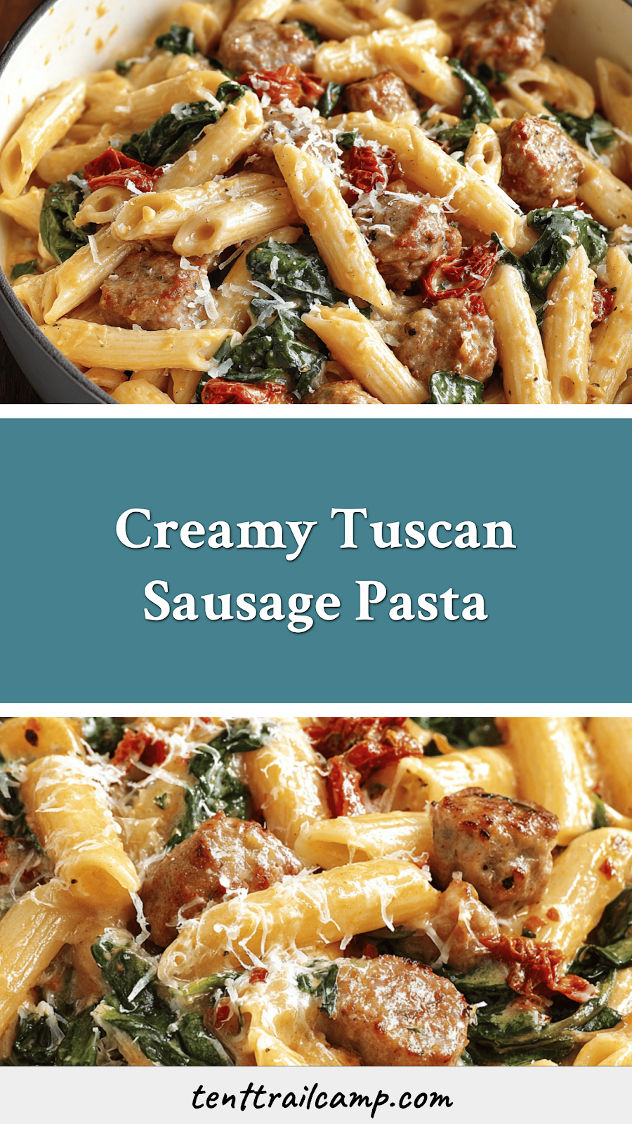 Creamy Tuscan Sausage Pasta