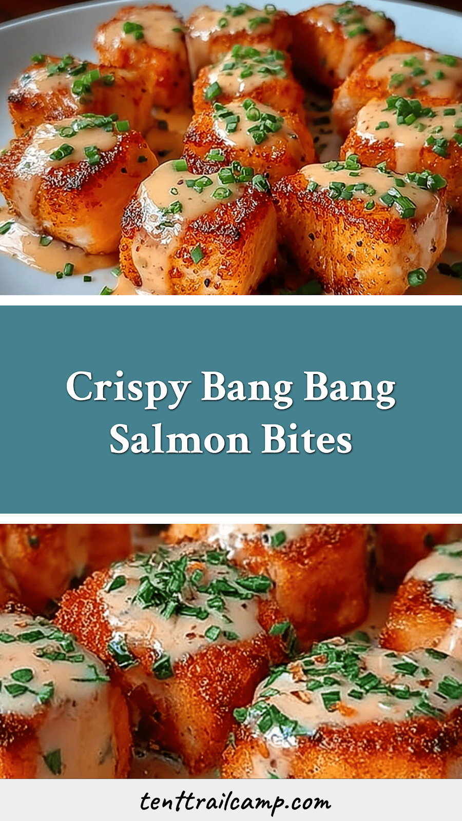 Crispy Bang Bang Salmon Bites