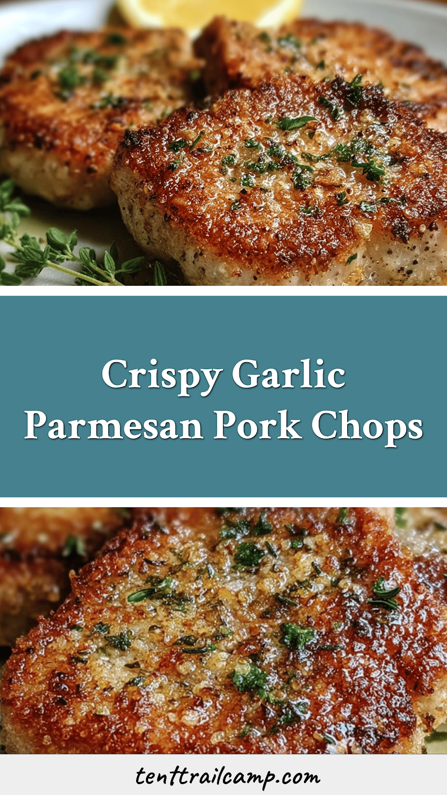 Crispy Garlic Parmesan Pork Chops