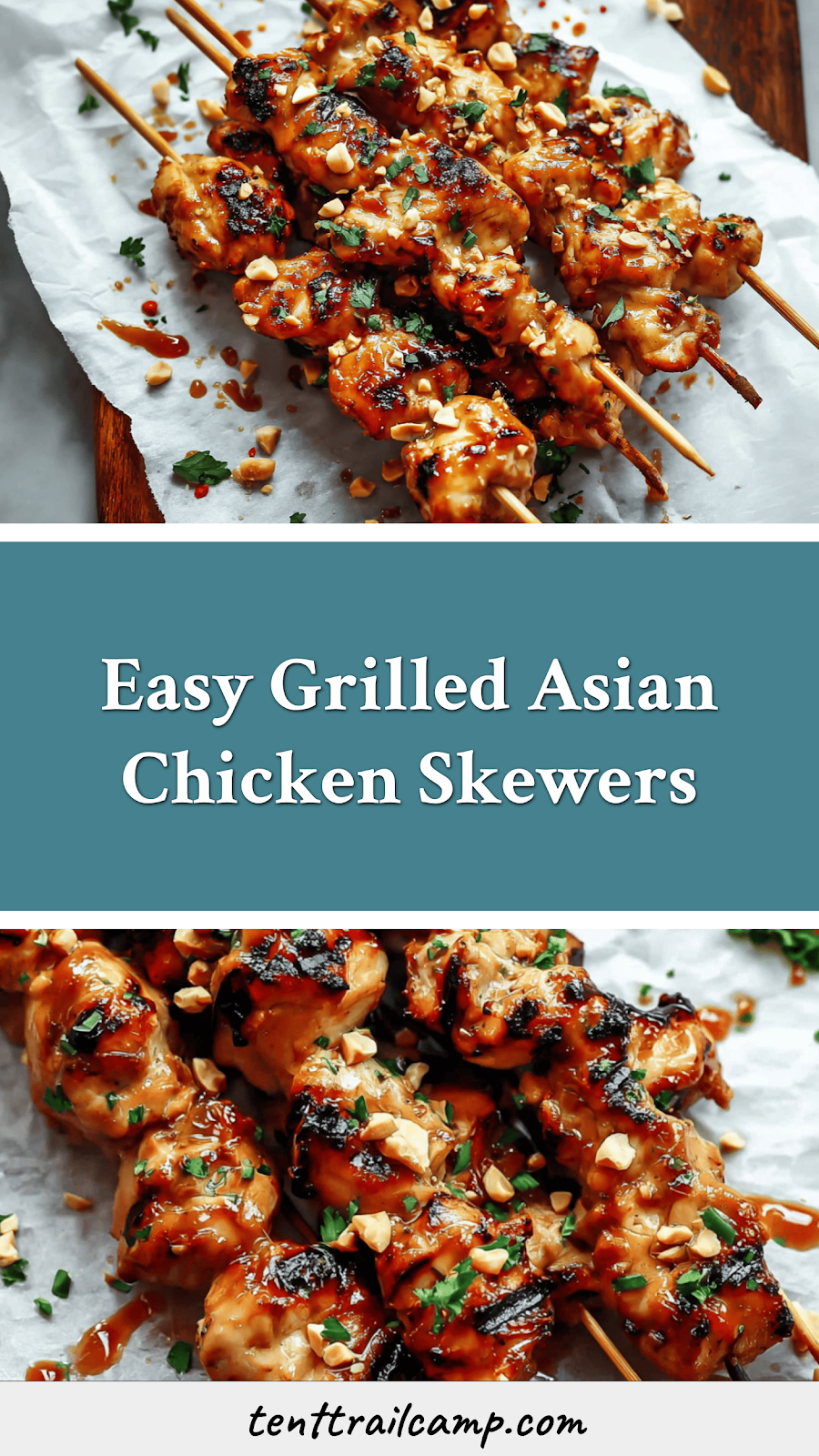Easy Grilled Asian Chicken Skewers