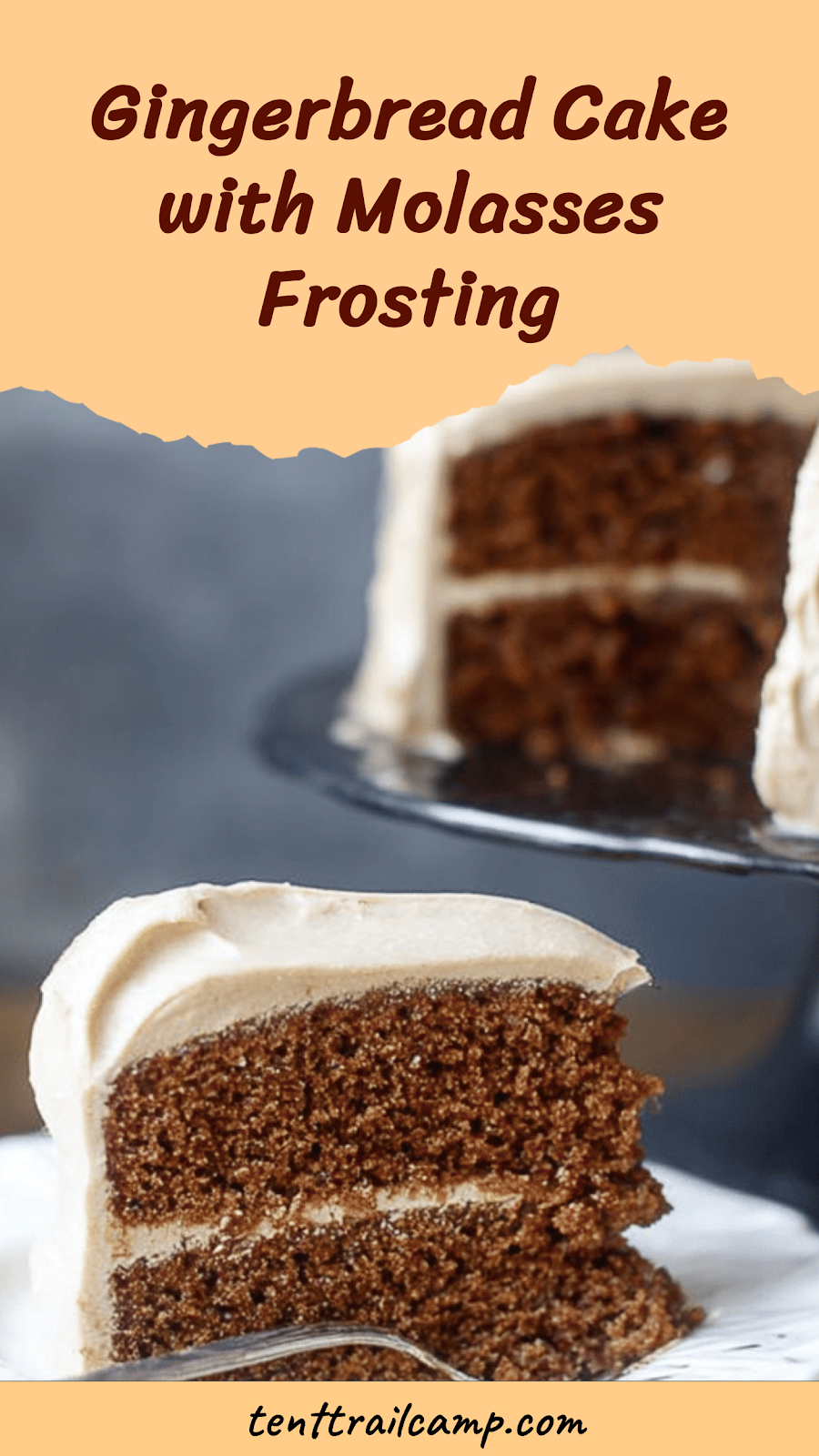 Gingerbread Cake with Molasses Frosting
