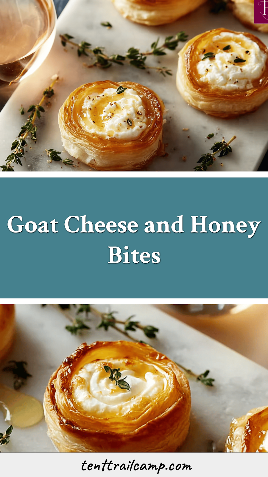 Goat Cheese and Honey Bites