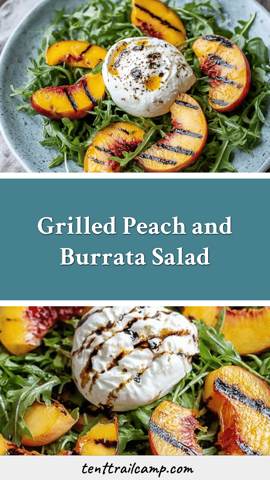 Grilled Peach and Burrata Salad
