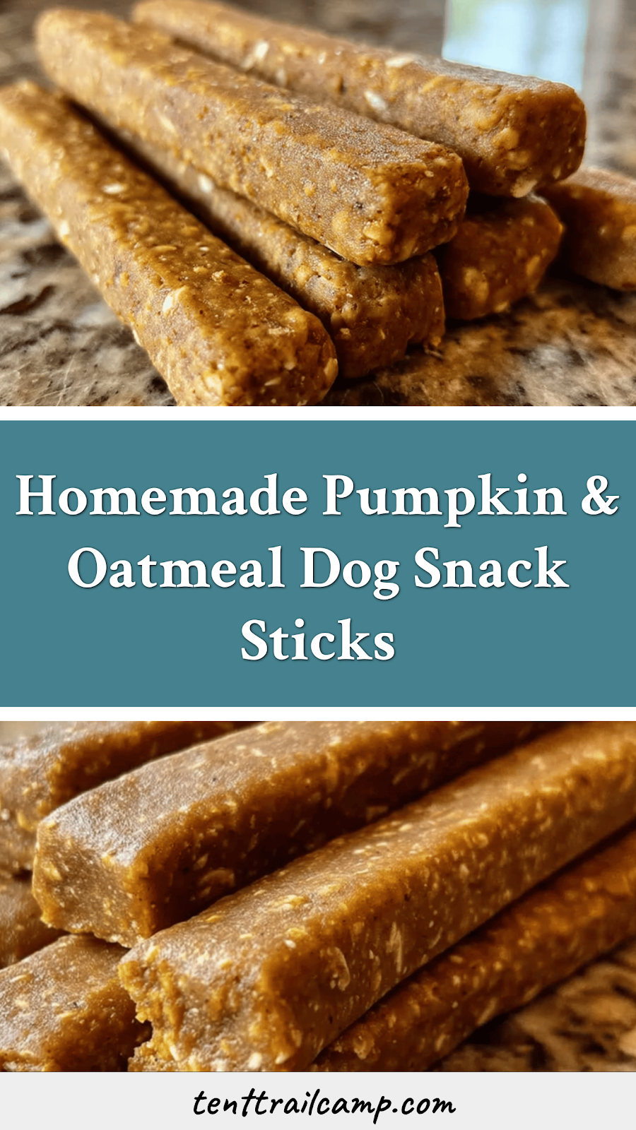 Homemade Pumpkin & Oatmeal Dog Snack Sticks
