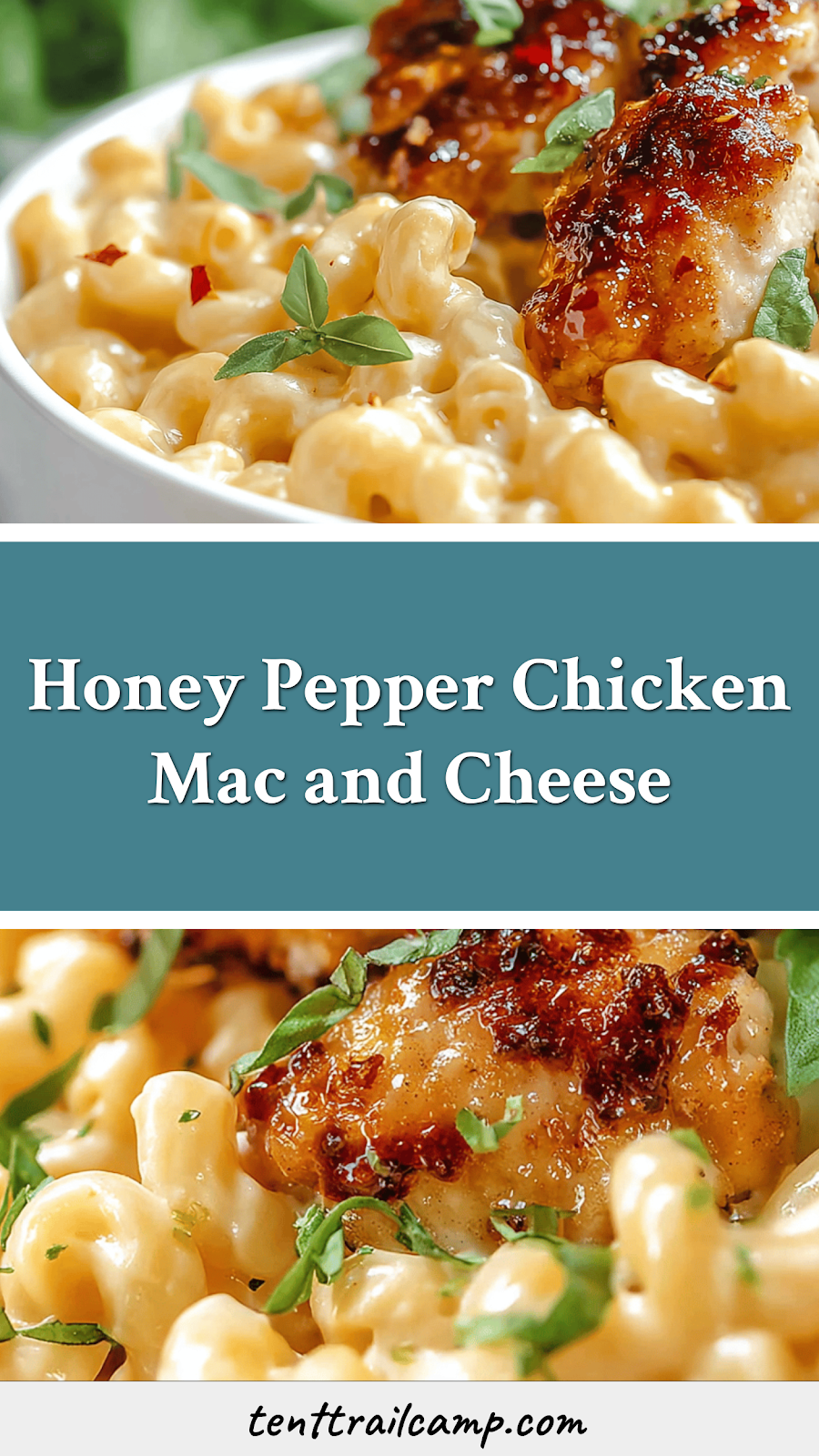 Honey Pepper Chicken Mac and Cheese