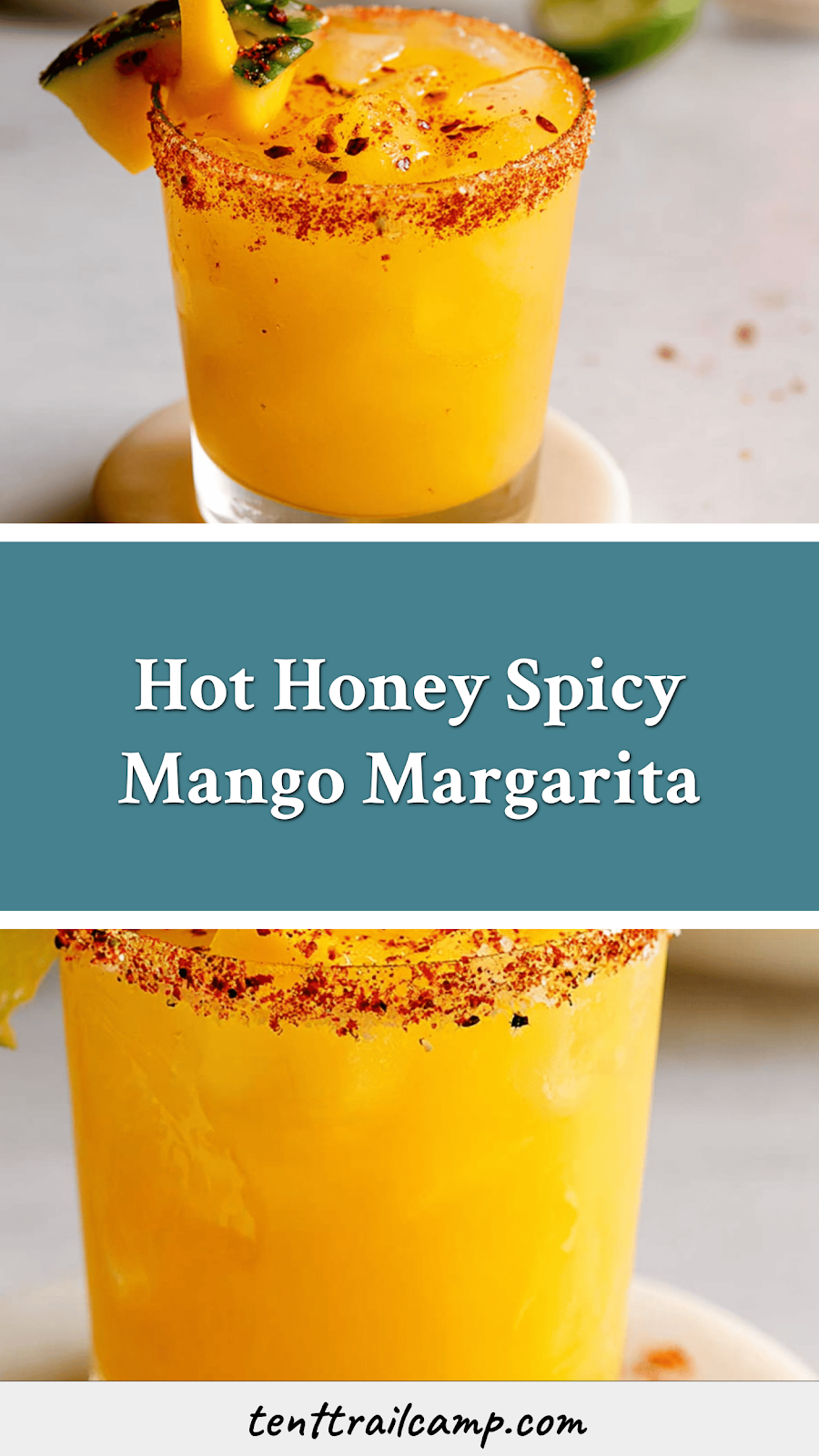 Hot Honey Spicy Mango Margarita