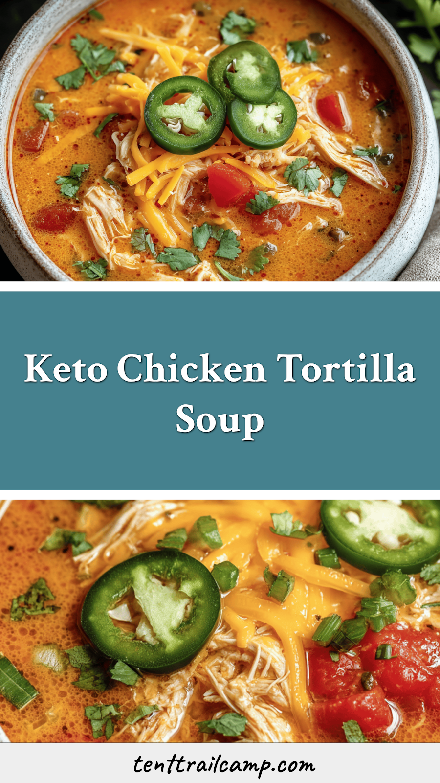 Keto Chicken Tortilla Soup
