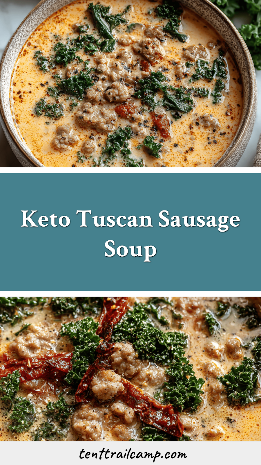Keto Tuscan Sausage Soup