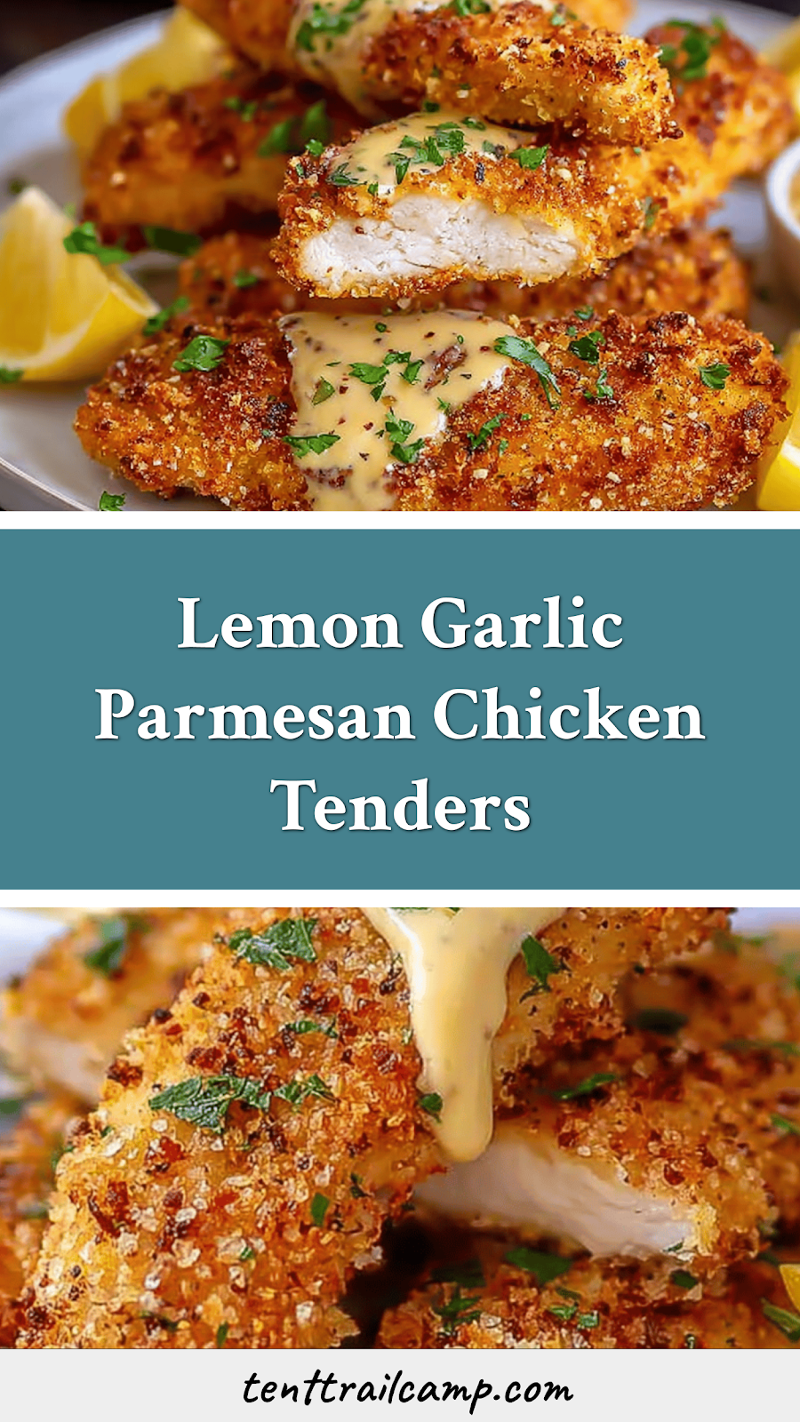 Lemon Garlic Parmesan Chicken Tenders
