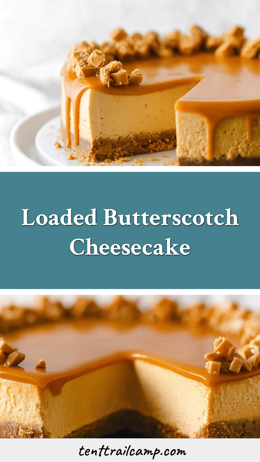Loaded Butterscotch Cheesecake