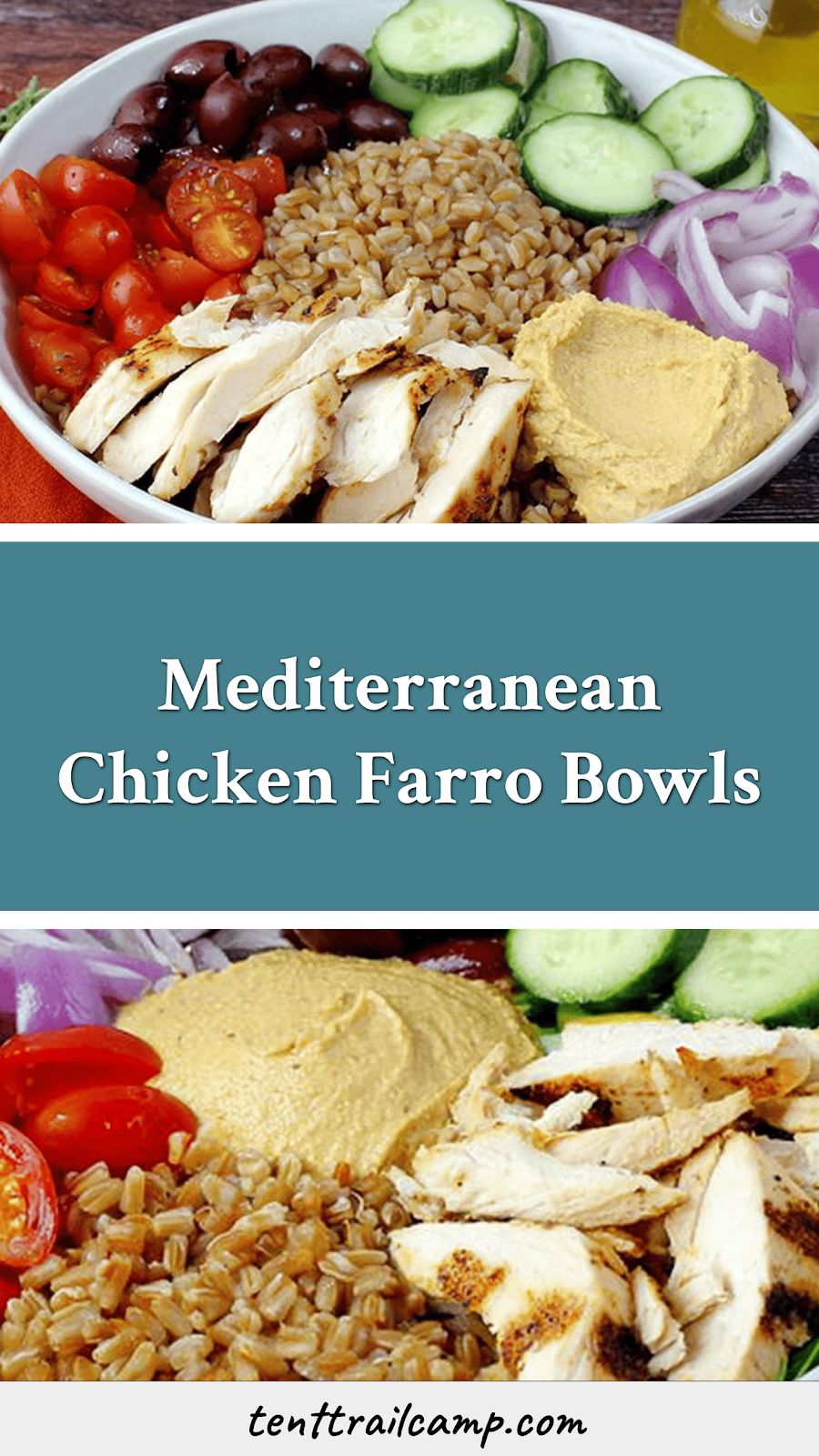 Mediterranean Chicken Farro Bowls