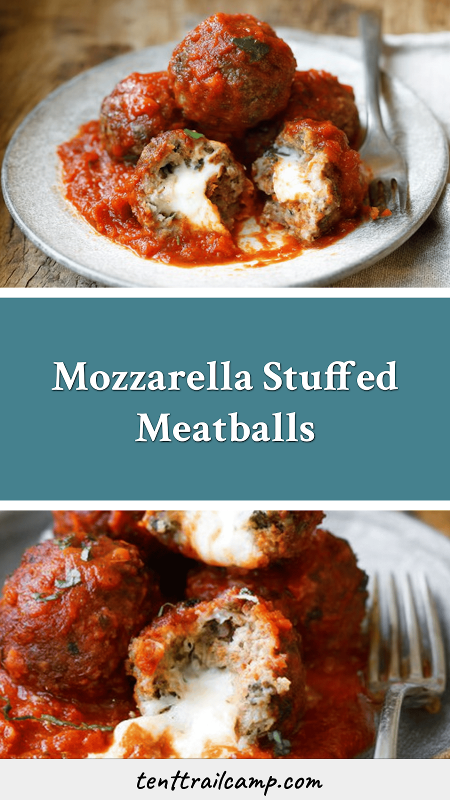 Mozzarella Stuffed Meatballs