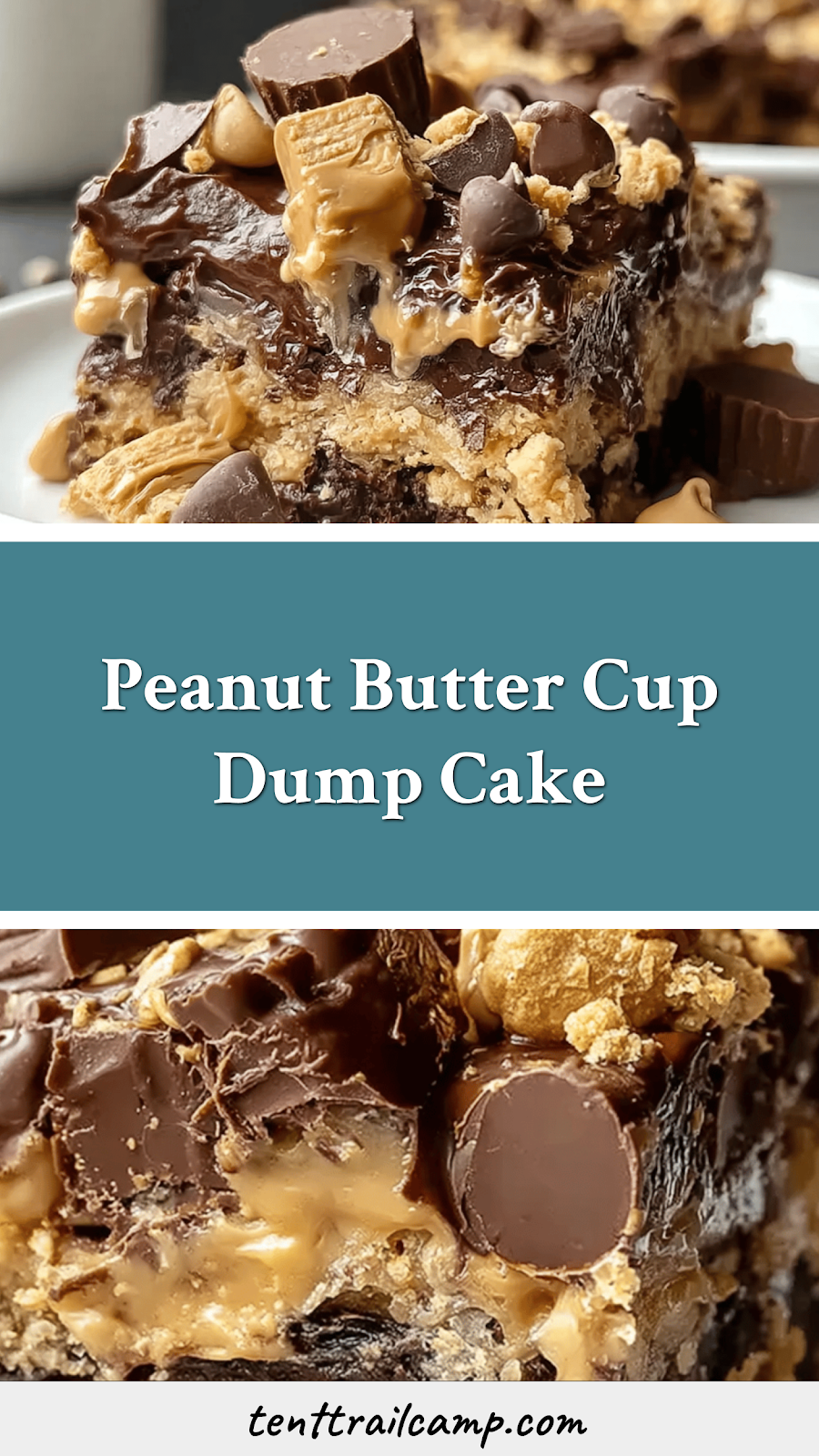 Peanut Butter Cup Dump Cake