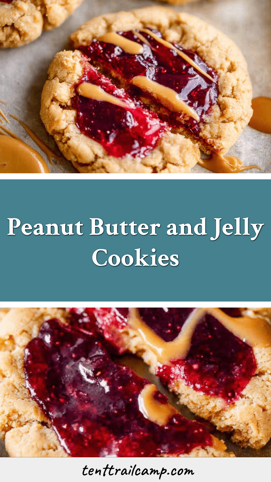 Peanut Butter and Jelly Cookies