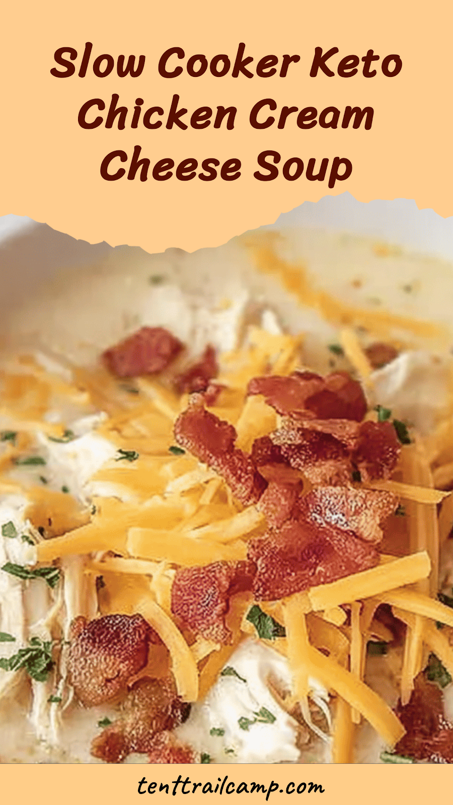 Slow Cooker Keto Chicken Cream Cheese Soup
