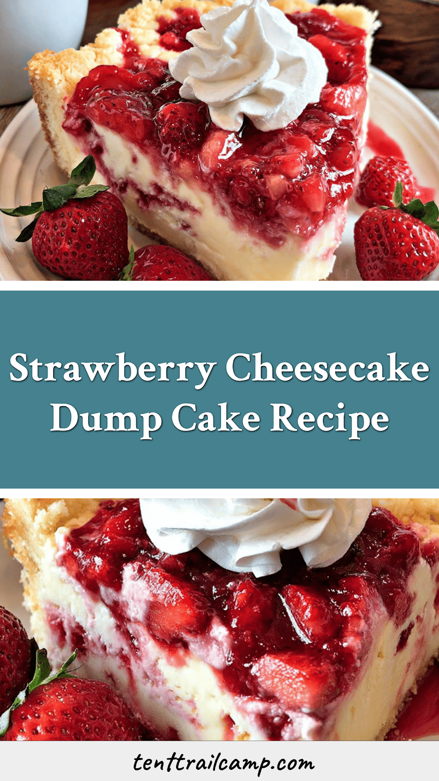 Strawberry Cheesecake Dump Cake Recipe