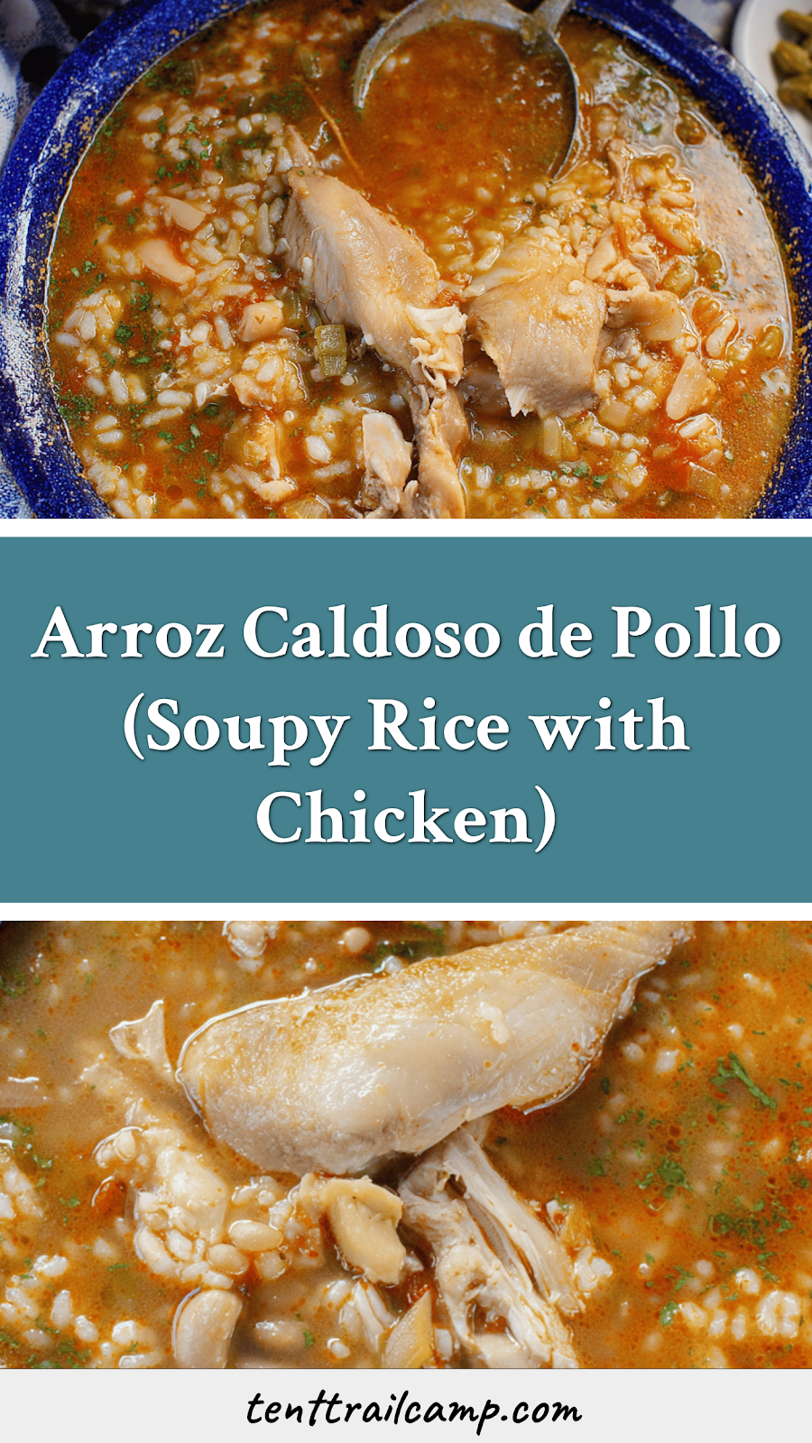 Arroz Caldoso de Pollo (Soupy Rice with Chicken)