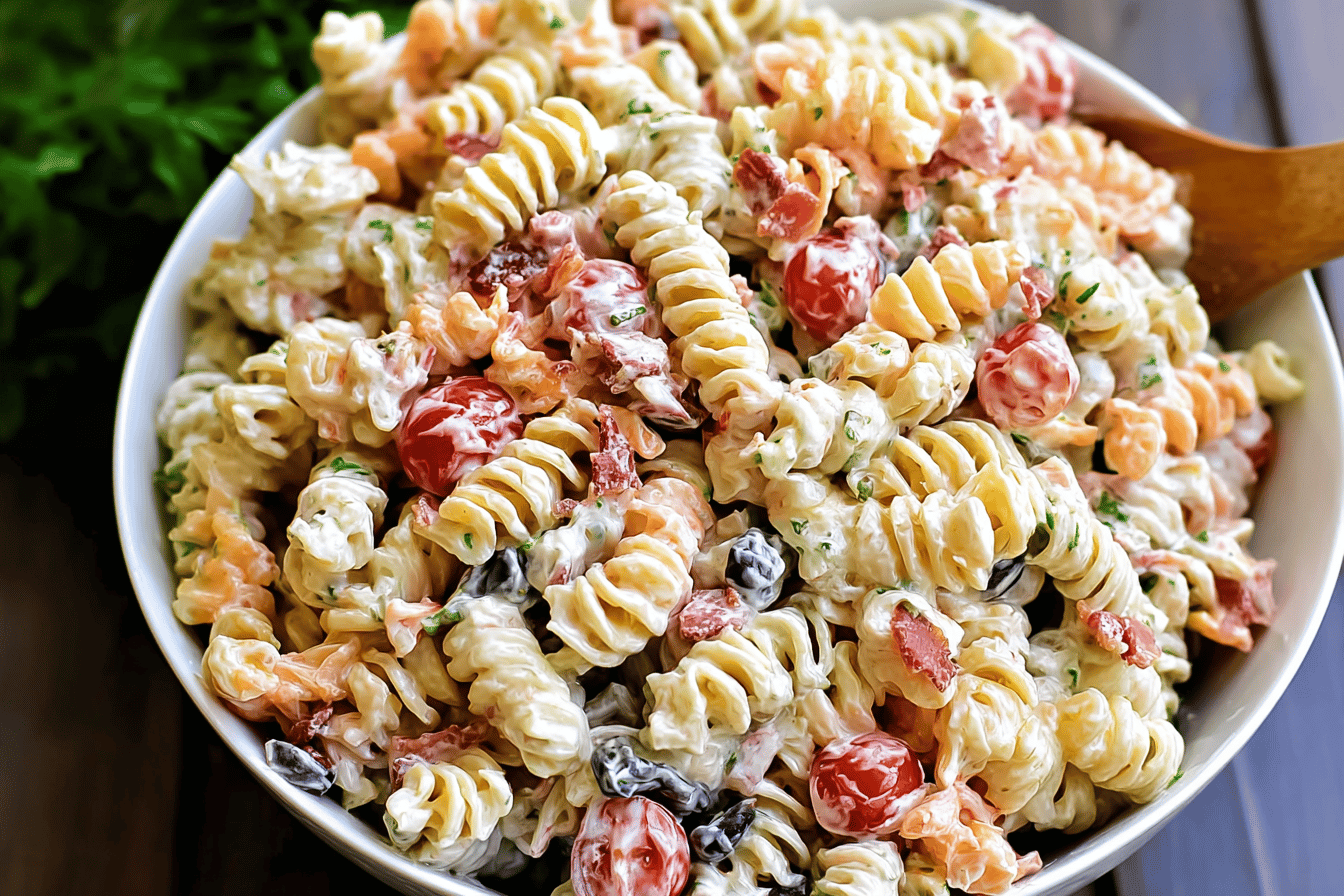 Bacon Ranch Pasta Salad