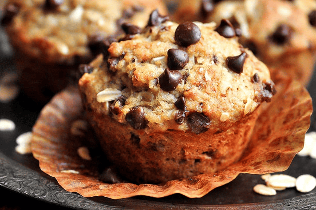 Banana Chocolate Chip Muffins