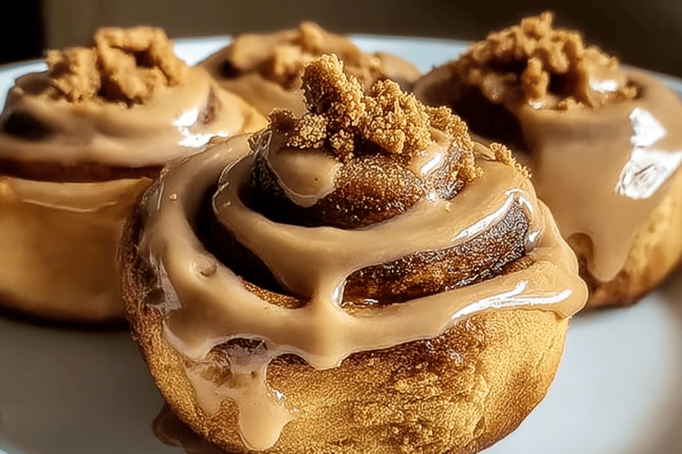 Biscoff Cookie Butter Cinnamon Rolls Recipe