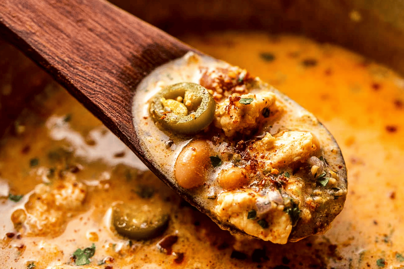 Cajun White Chicken Chili