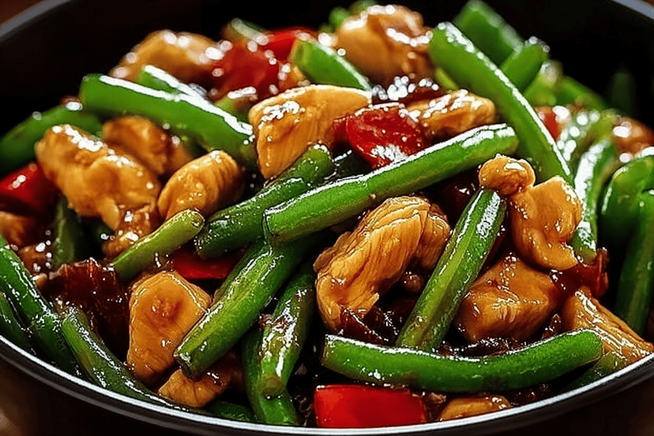 Chicken and Green Bean Stir-Fry