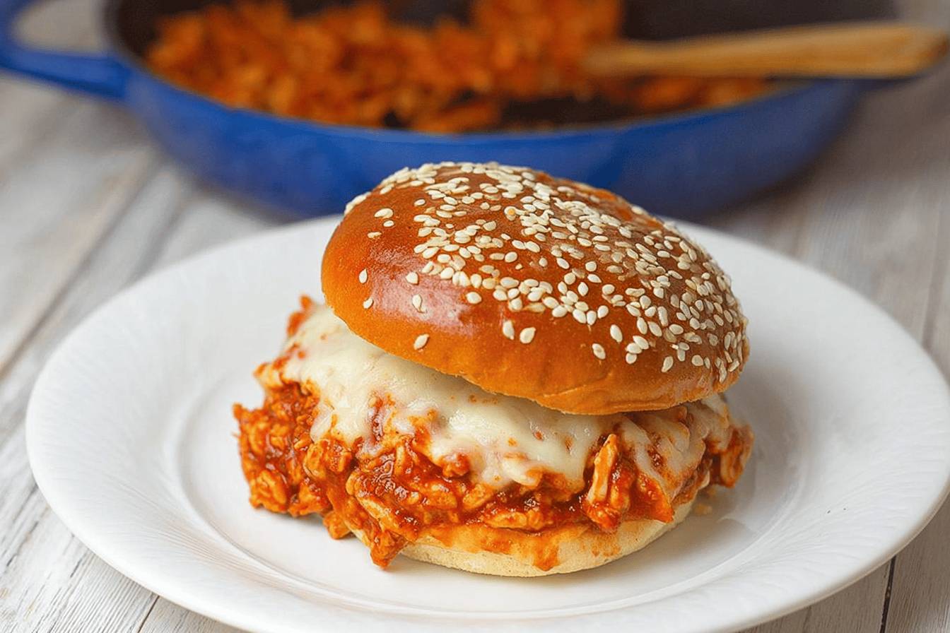 Chicken Parmesan Sloppy Joes