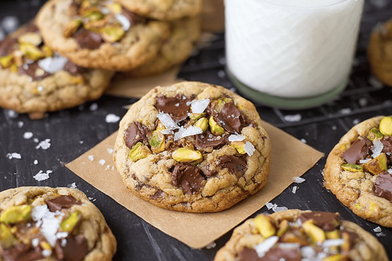 Chocolate Pistachio Cookies Recipe