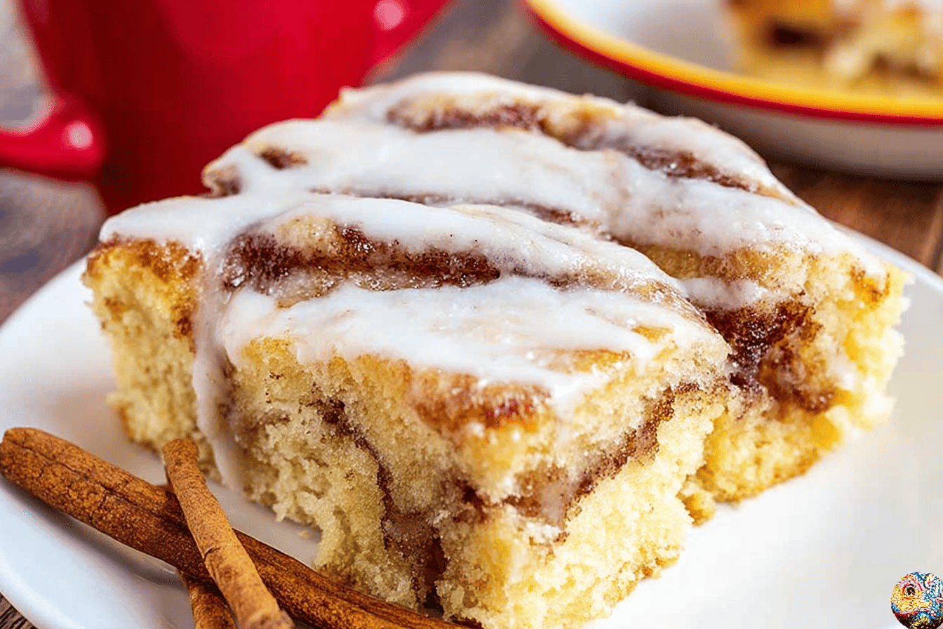 Cinnamon Roll Cake