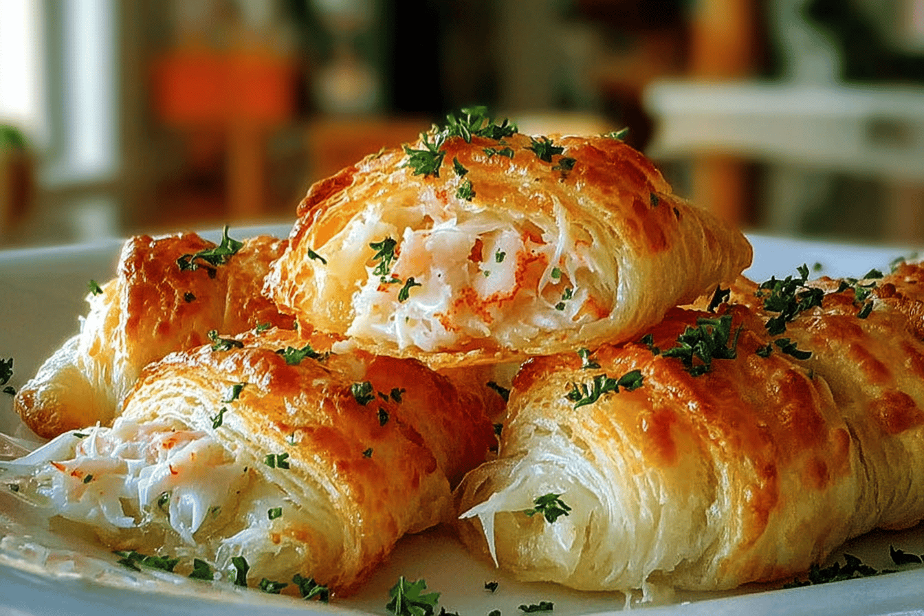 Crab Crescent Bites