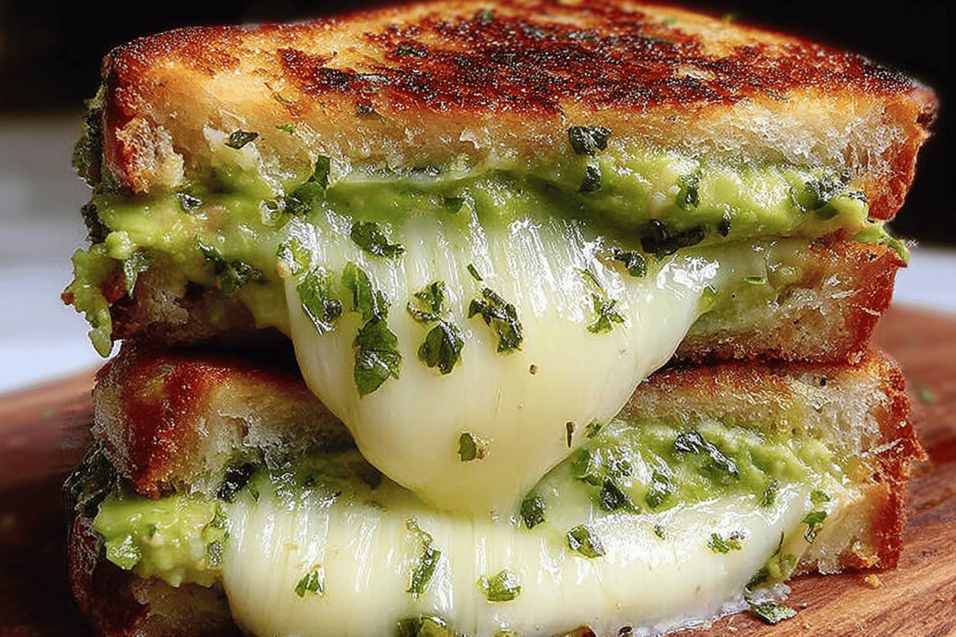 Creamy Avocado Grilled Cheese