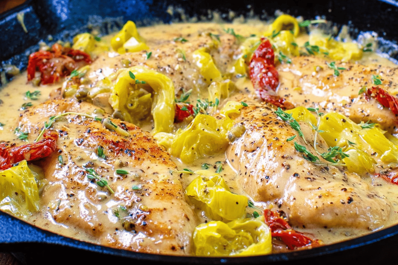 Creamy Pepperoncini Chicken