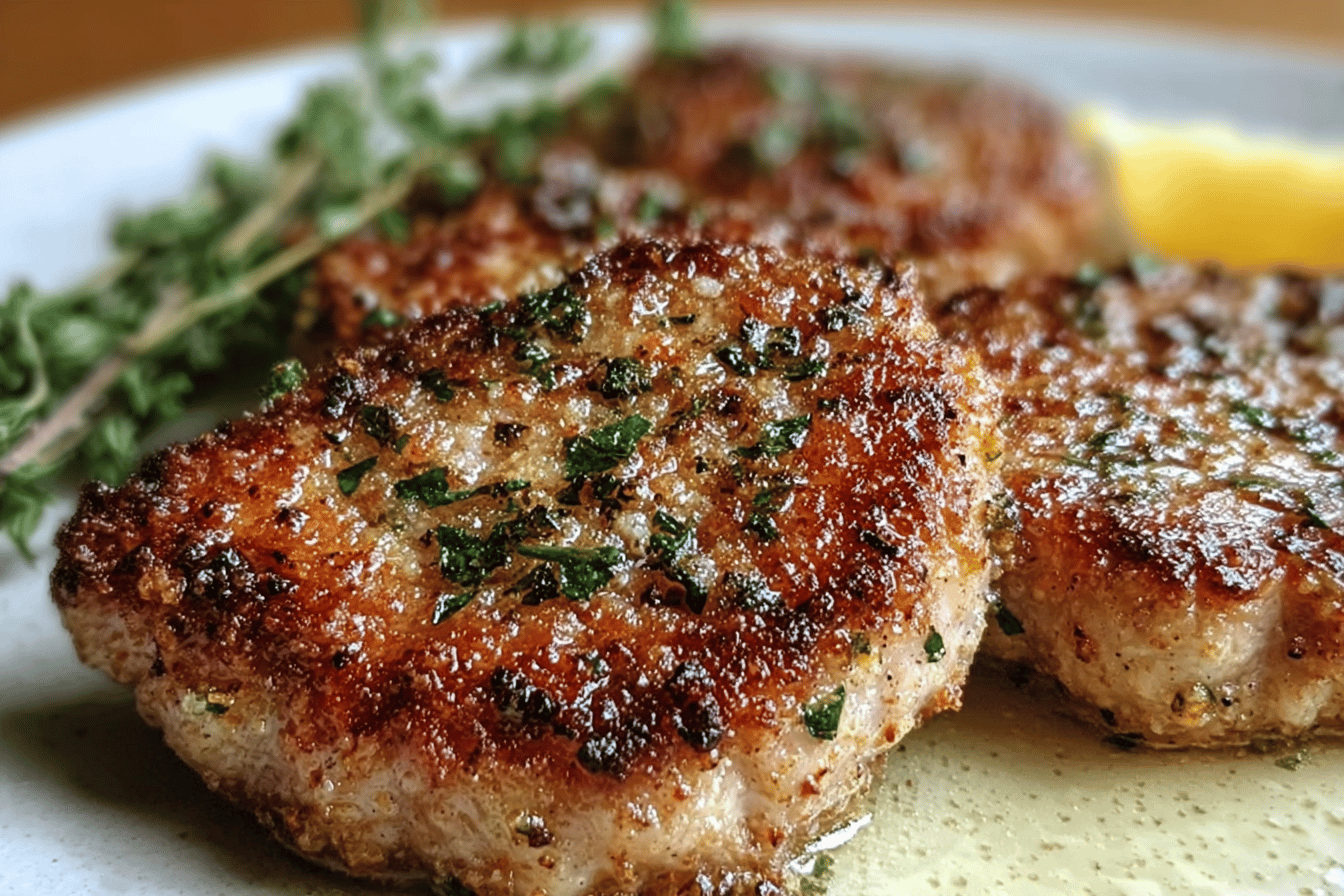 Crispy Garlic Parmesan Pork Chops