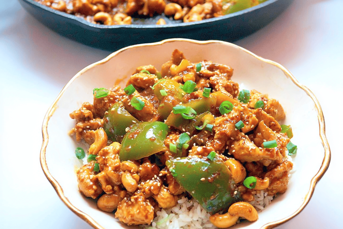 EASY KETO CASHEW CHICKEN