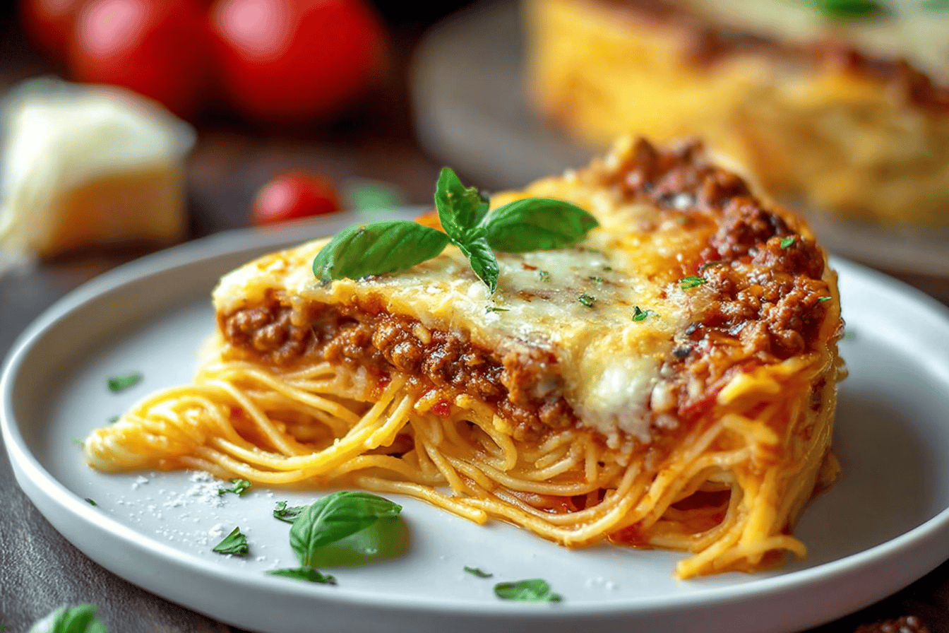Easy Spaghetti Pie Recipe