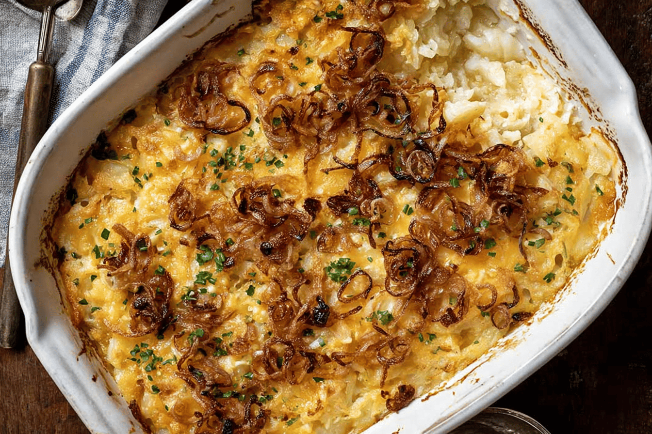 French Onion Funeral Potatoes