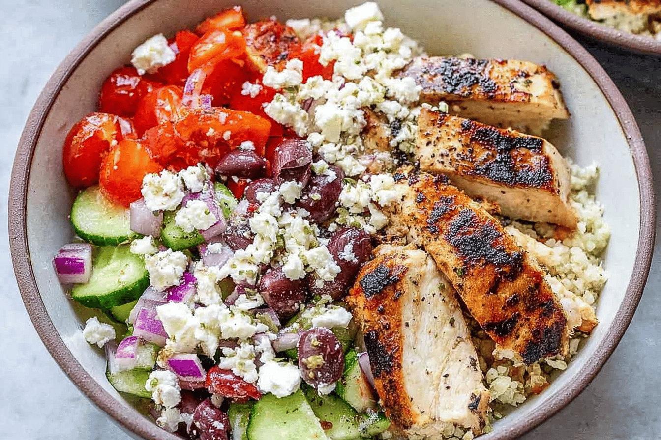 Greek Chicken Bowl