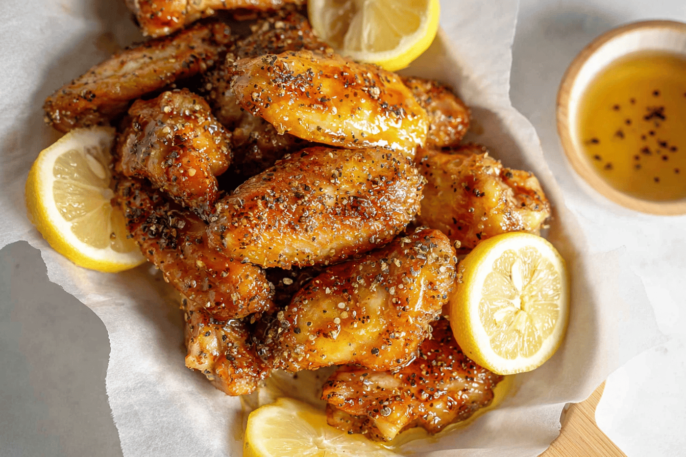 Honey Lemon Pepper Wings