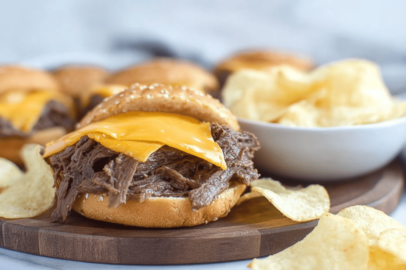 Instant Pot Beef and Cheddar