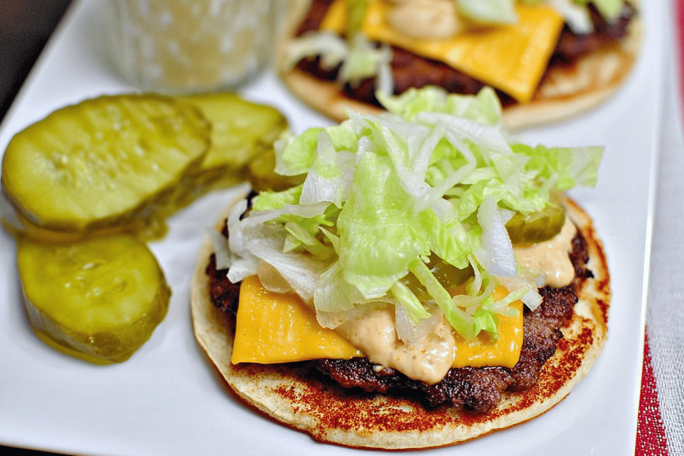 Keto Big Mac Smash Burgers