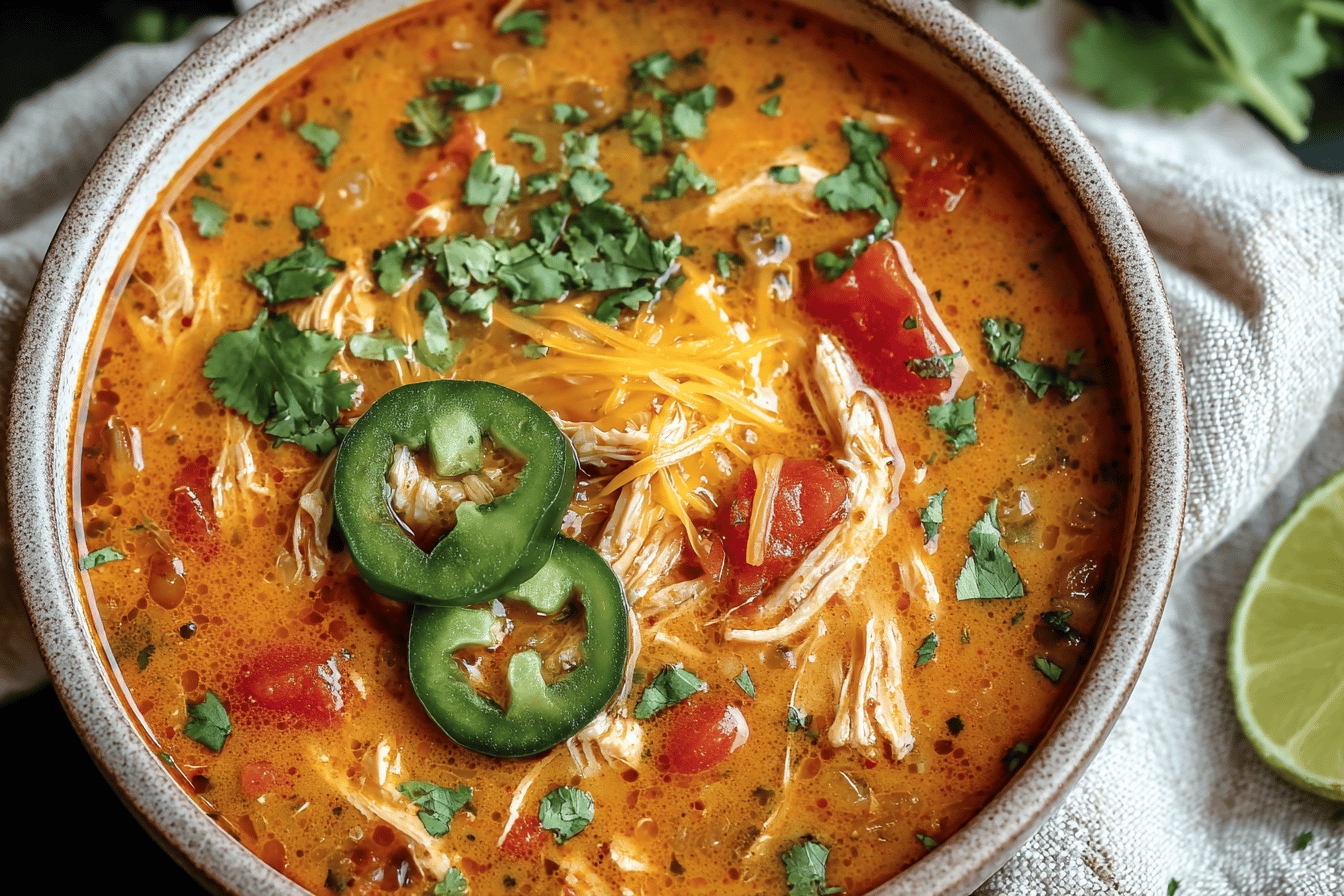 Keto Chicken Tortilla Soup